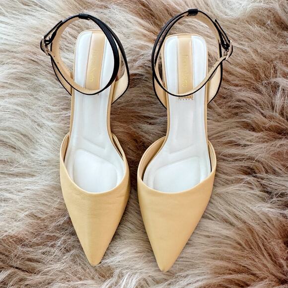 Franco Sarto Naya Ankle Strap Block Heel Pumps Size 9 - Picture 3 of 6